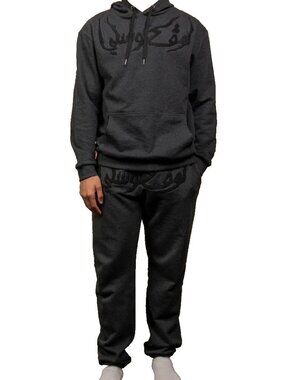 Matching Set Hoodie & Sweatpants from Love Closely Sustainable Charcoal Unisex